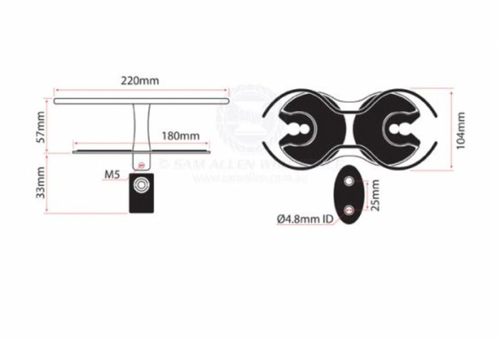 Cup / Wine Glass Holder S/S Surface Mount