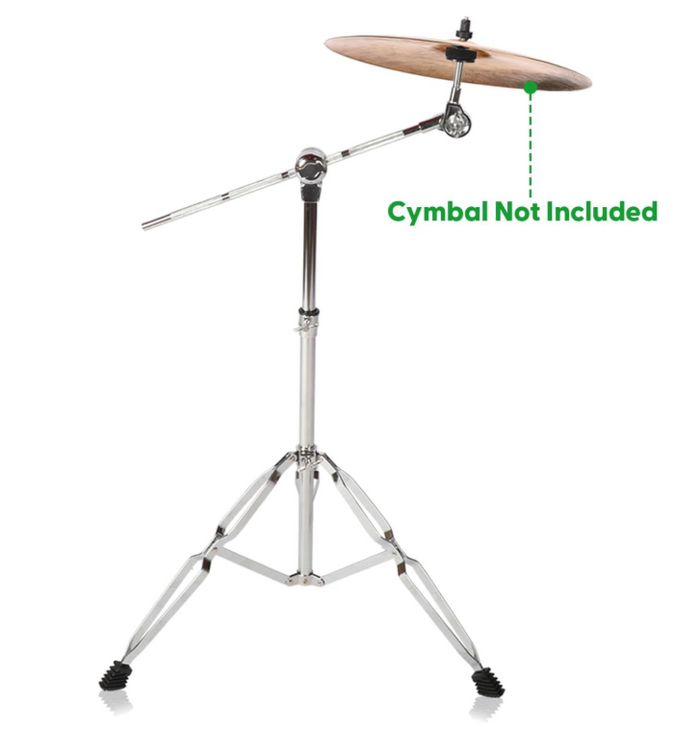 Cymbal Stand Double Braced Straight&Tilted Cymbal Holder,Height Adjustable-40
