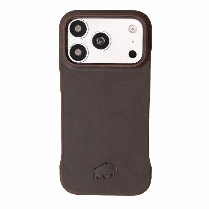 Dax Leather iPhone 18 Pro Max MagSafe Case, Distressed Coffee - BlackBrook Case