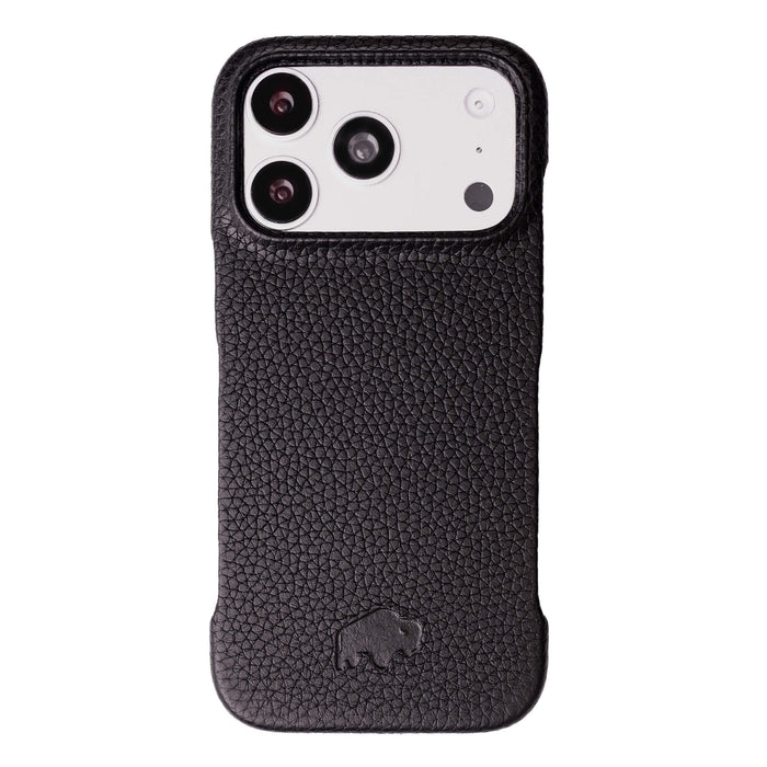 Dax Leather iPhone 18 Pro Max MagSafe Case, Pebble Black - BlackBrook Case