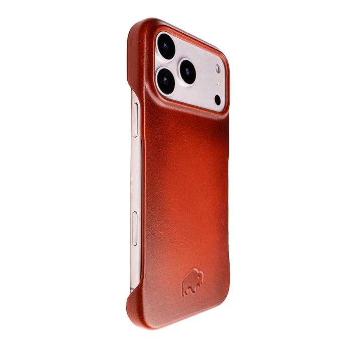 Dax Leather iPhone 18 Pro Max MagSafe Case, Burnished Tan - BlackBrook Case
