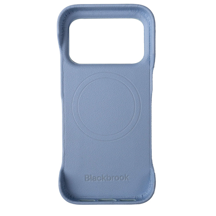 Burkley 2-in-1 Full-Grain Leather Detachable Wallet Case for iPhone 18 Pro Max, Blue - BlackBrook Case