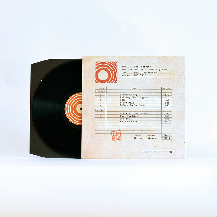 Dead Rabbits - The Ticket That Exploded - Vinyl,Vinyl,Fuzz Club - Fuzz Club