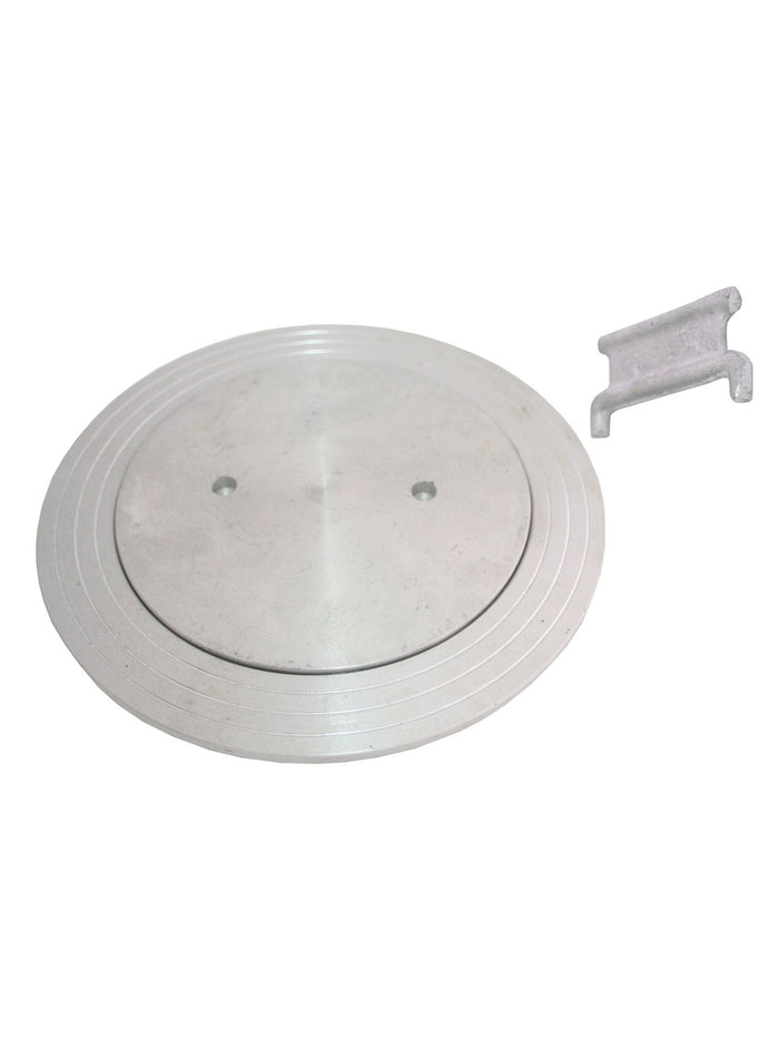 Deck Plate - Aluminium - 208mm - bosunsboat