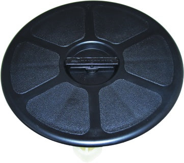 Deck Plate - Waterproof - 200mm - Round Black