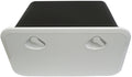 DELUXE MODEL OPENING STORAGE HATCHES - SIZE C, WHITE, WITH STORAGE BOX FITTED - bosunsboat