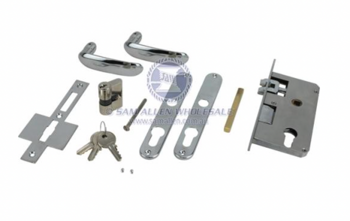 DOOR LOCK - ANTI-RATTLE MORTISE DIECAST BRASS