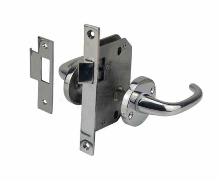 DOOR LOCK - CABIN STAINLESS STEEL - Bosuns Boat