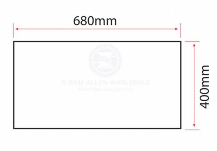 Doormat Compass Rose 40cm x 68cm Rectangle