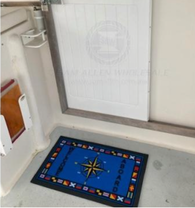 Doormat Compass Rose 40cm x 68cm Rectangle