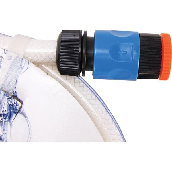 Drinking Water Hose w/ 2 PVC Quick Connect Fittings - 12mm x 10m - Per Roll - Bosuns Boat