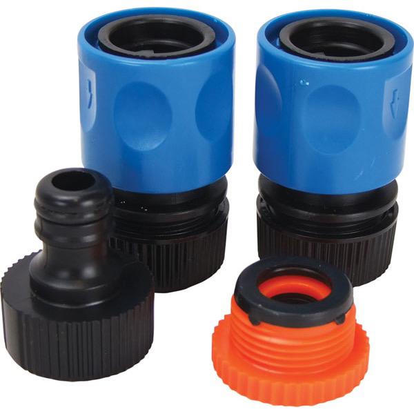 Drinking Water Hose w/ 2 PVC Quick Connect Fittings - 12mm x 10m - Per Roll - Bosuns Boat