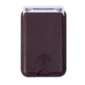 Duke Leather MagSafe Wallet, Burgundy - BlackBrook Case
