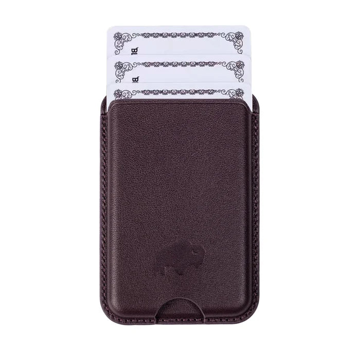 Duke Leather MagSafe Wallet, Burgundy - BlackBrook Case