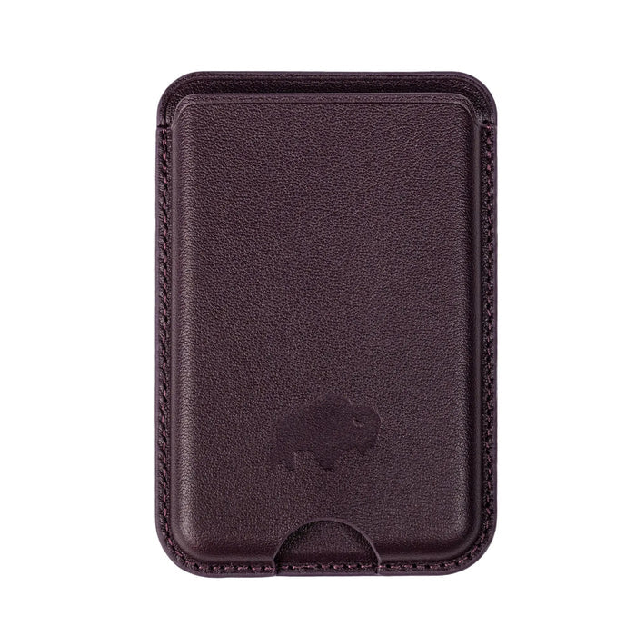 Duke Leather MagSafe Wallet, Burgundy - BlackBrook Case
