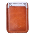 Duke Leather MagSafe Wallet, Burnished Tan - BlackBrook Case