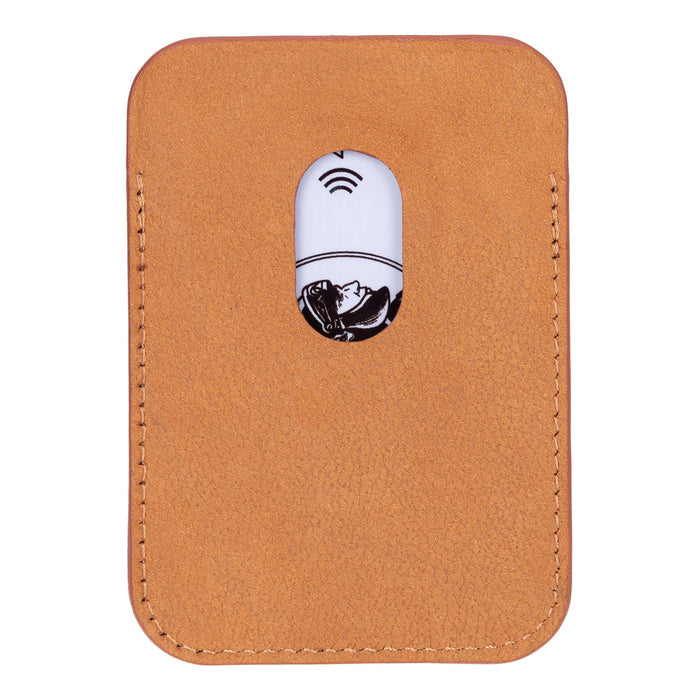 Duke Leather MagSafe Wallet, Burnished Tan - BlackBrook Case