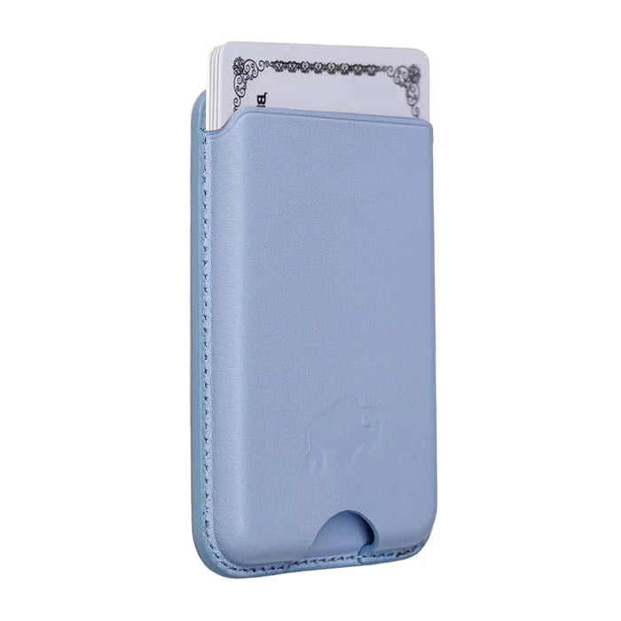 Duke Leather MagSafe Wallet, Glacier Blue - BlackBrook Case