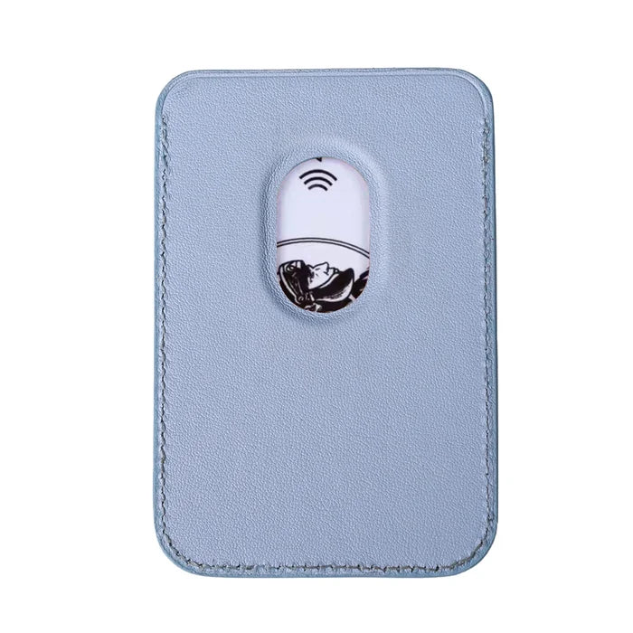 Duke Leather MagSafe Wallet, Glacier Blue - BlackBrook Case