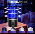 Electric Fly Zapper USB Rechargeable 2in1 Bug Zapper UV Light Indoor Outdoor-121
