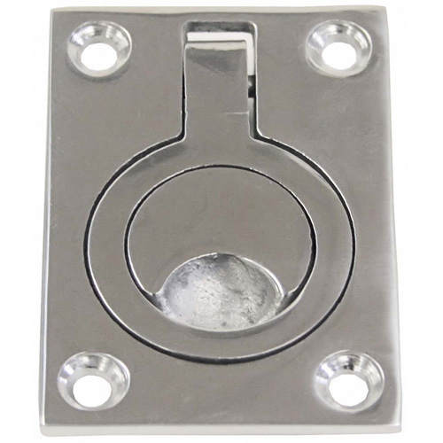 Flush Pull Ring - Stainless - bosunsboat