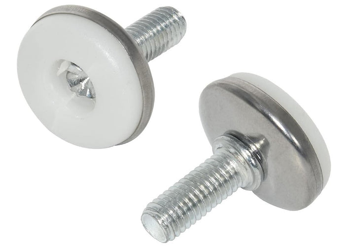 Fly Shop Screw On Type Furniture Glide Leveling Foot Adjuster 8x24x28mm 8pcs