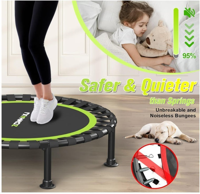 Foldable Mini Trampoline 40 inch Rebounder for Adults & Kids – 440lbs-311