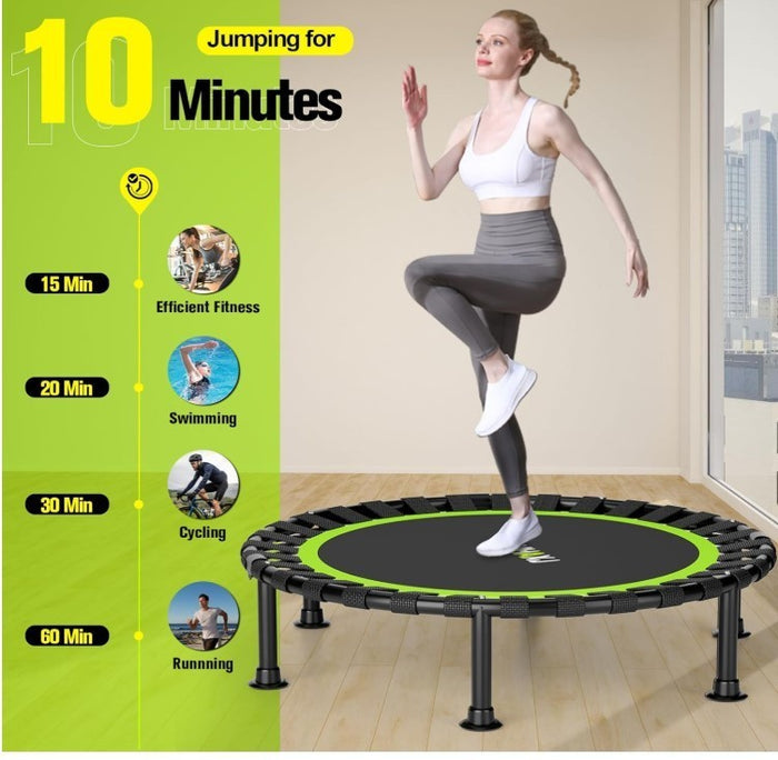 Foldable Mini Trampoline 40 inch Rebounder for Adults & Kids – 440lbs-311