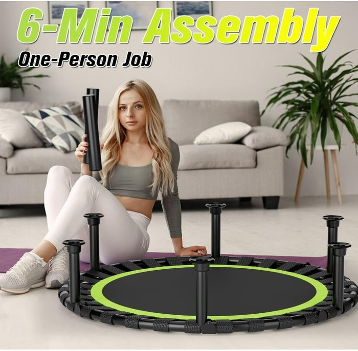 Foldable Mini Trampoline 40 inch Rebounder for Adults & Kids – 440lbs-311