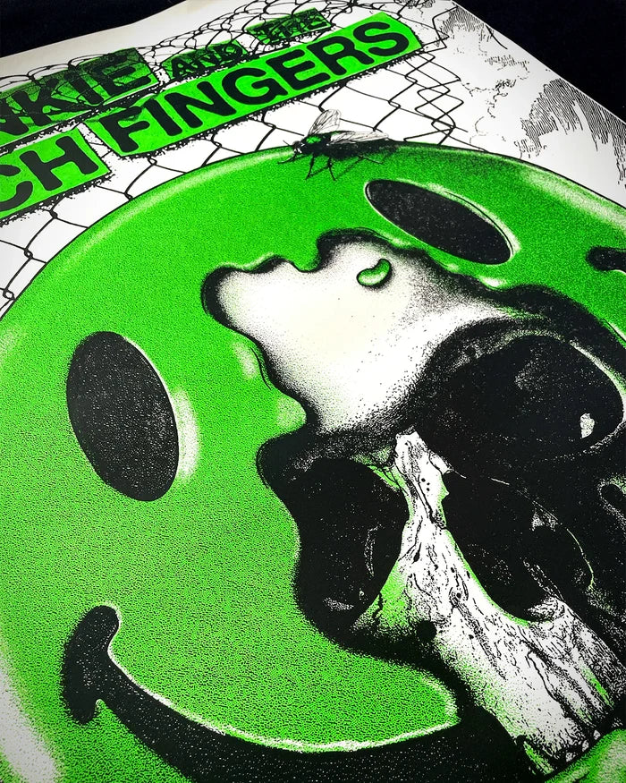 Frankie And The Witch Fingers - 2025 Bug Out Tour Poster (Brookesia)