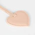 Full - Grain Leather Heart Bag Charm, Marmalade - BlackBrook Case