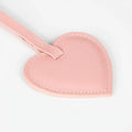 Full - Grain Leather Heart Bag Charm, Puff - BlackBrook Case