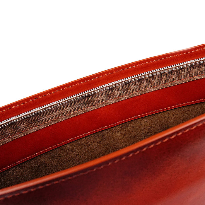 Full-Grain Leather MacBook Sleeve 15/16 inch in Burnished Tan - BlackBrook Case