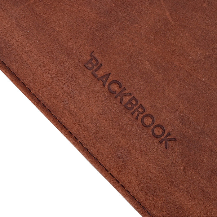 Full-Grain Leather MacBook Sleeve 15/16 inch in Distressed Coffee - BlackBrook Case