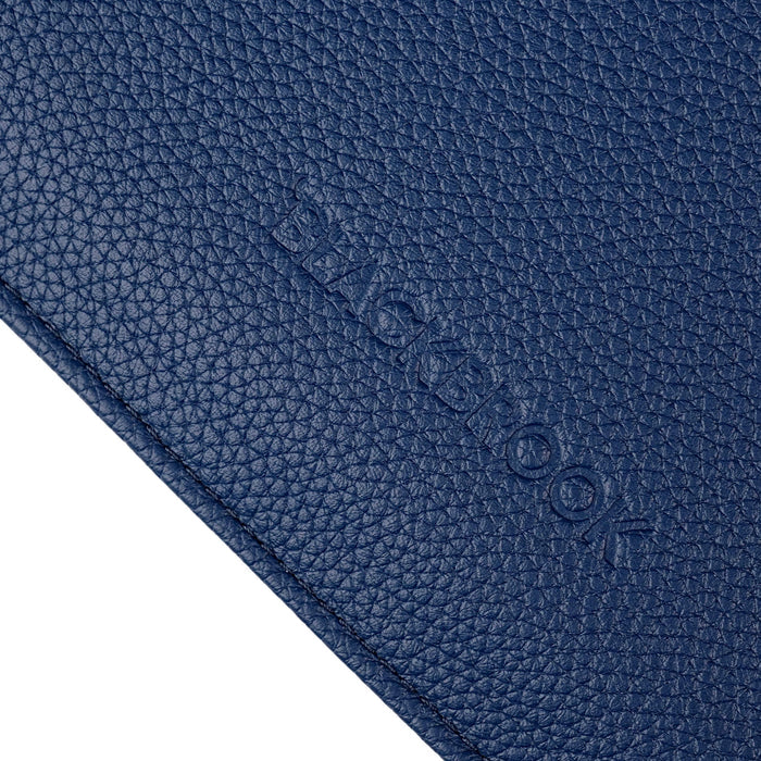 Full-Grain Leather MacBook Sleeve 15/16 inch in Pebble Blue - BlackBrook Case