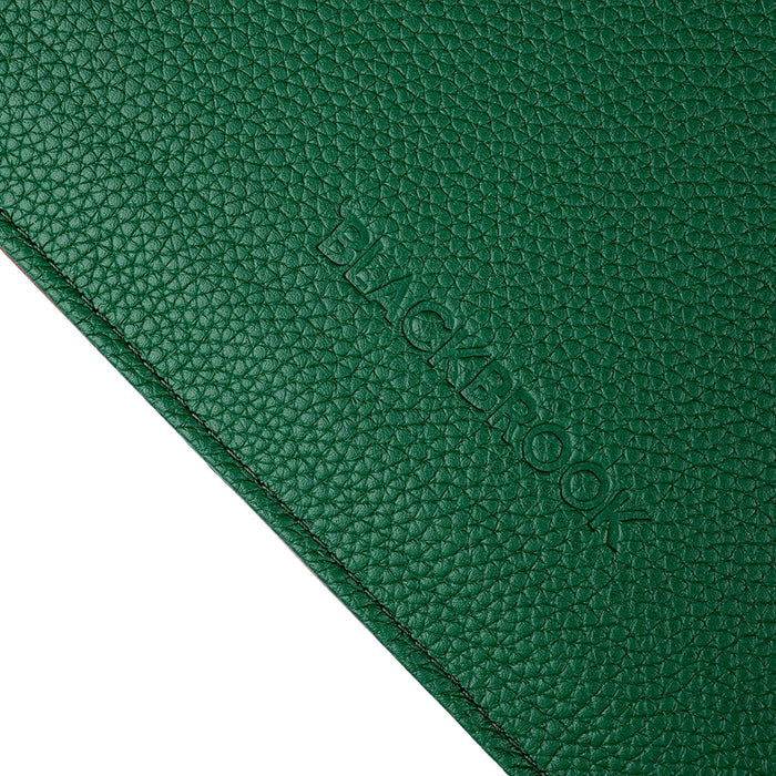Full-Grain Leather MacBook Sleeve 15/16 inch in Pebble Green - BlackBrook Case