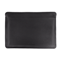 Full-Grain Leather MacBook Sleeve 15/16 inch in Pebble Black - BlackBrook Case