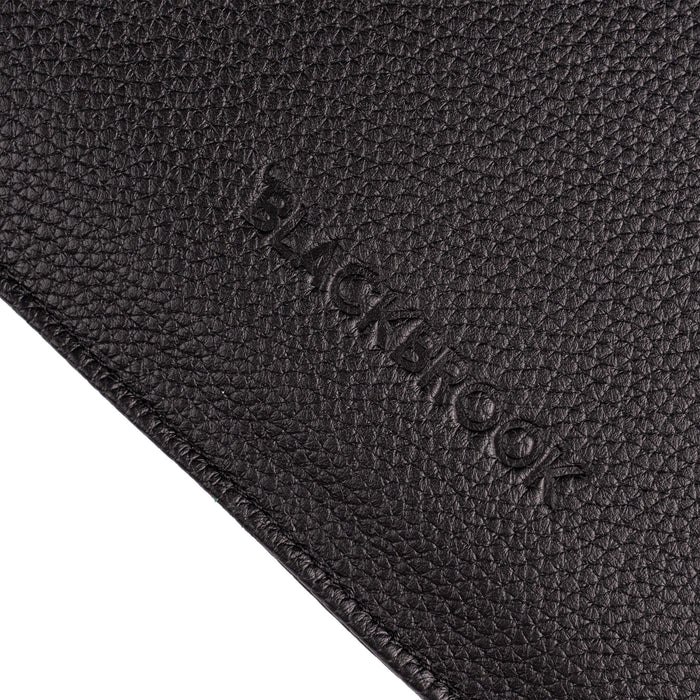 Full-Grain Leather MacBook Sleeve 15/16 inch in Pebble Black - BlackBrook Case