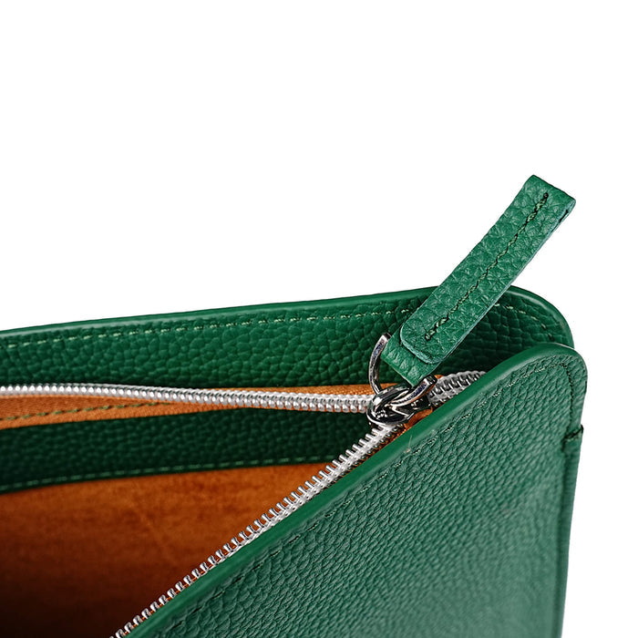 Full-Grain Leather MacBook Sleeve 15/16 inch in Pebble Green - BlackBrook Case