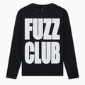 Fuzz Club - Large Logo Long-Sleeve (Black/White)