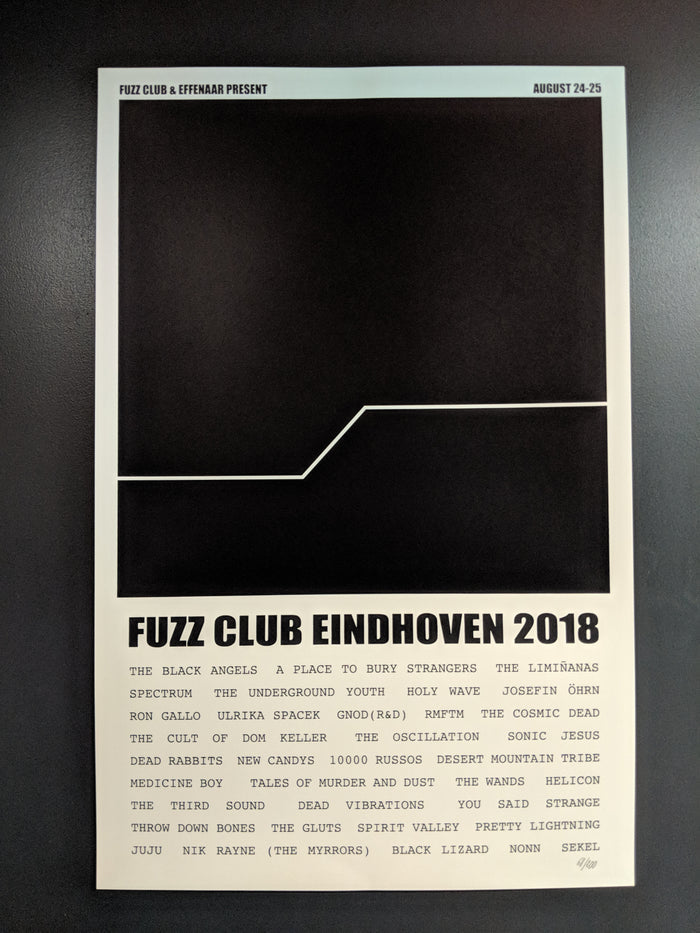 Fuzz Club Eindhoven 2018 Poster,Posters,Fuzz Club - Fuzz Club
