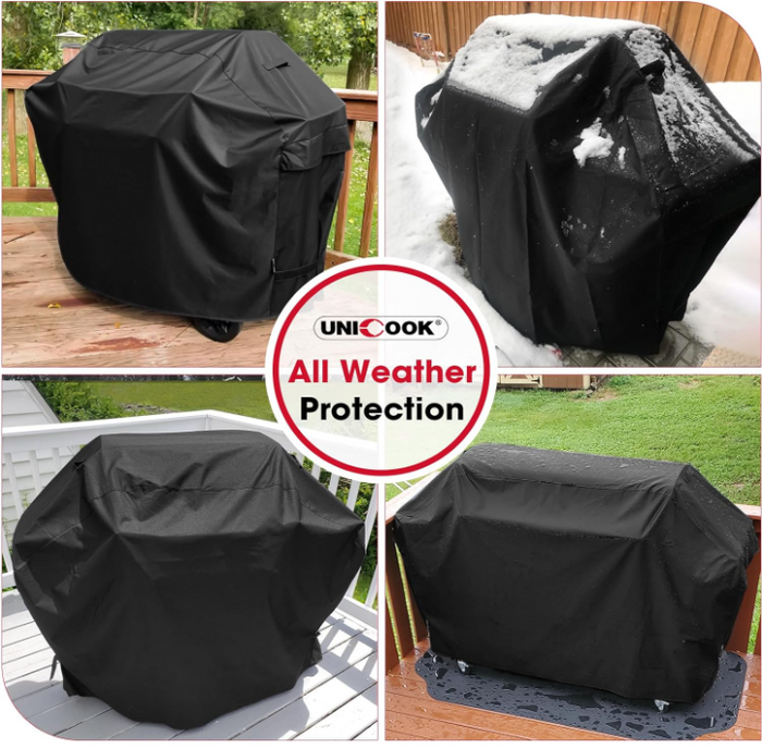 Grill Cover Oxford Fabric UV Resistant BBQ Cover 55" Waterproof Heavy Duty -123
