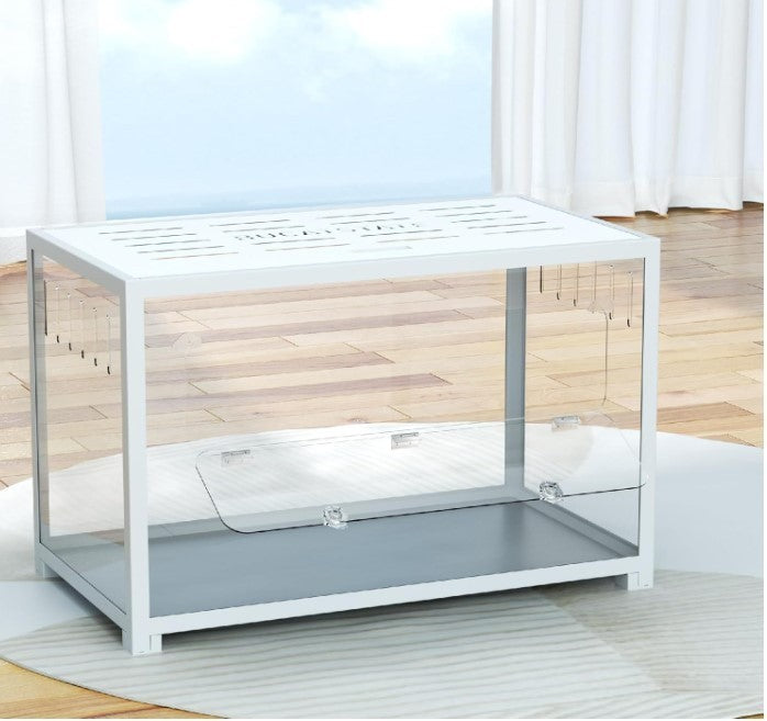 Hamster Cage Large Metal Stackable Habitat Deep Burrow 80cm Pet Raptile-270