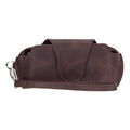 Harbor Leather Eyewear Case, Dark Brown - BlackBrook Case
