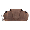 Harbor Leather Eyewear Case, Distressed Coffee - BlackBrook Case