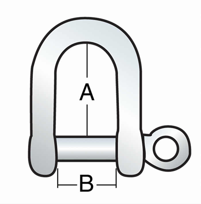 HARKEN 10mm "D" Shackle — High Resistance - Bosuns Boat