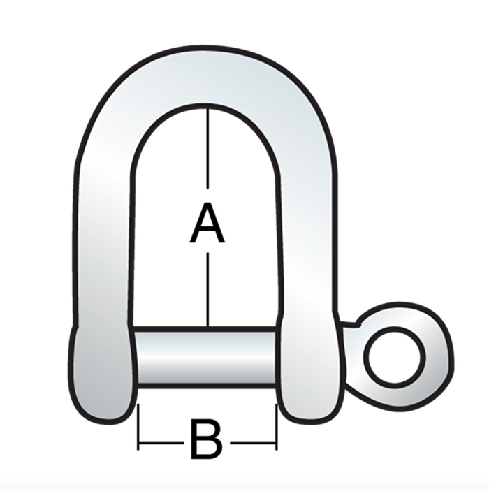 HARKEN 10mm "D" Shackle - Bosuns Boat