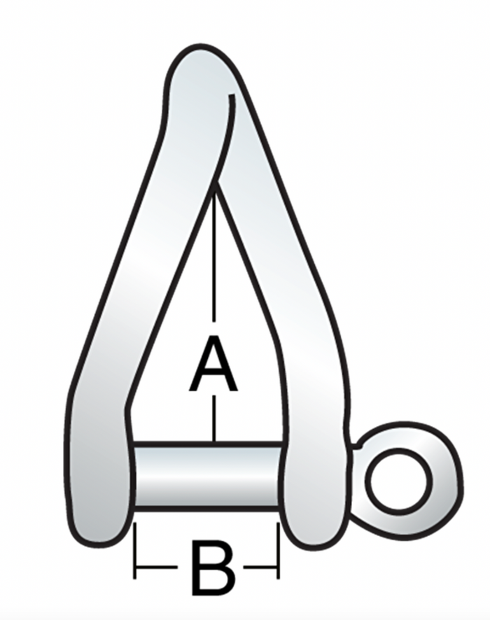 HARKEN 10mm Twist Shackle