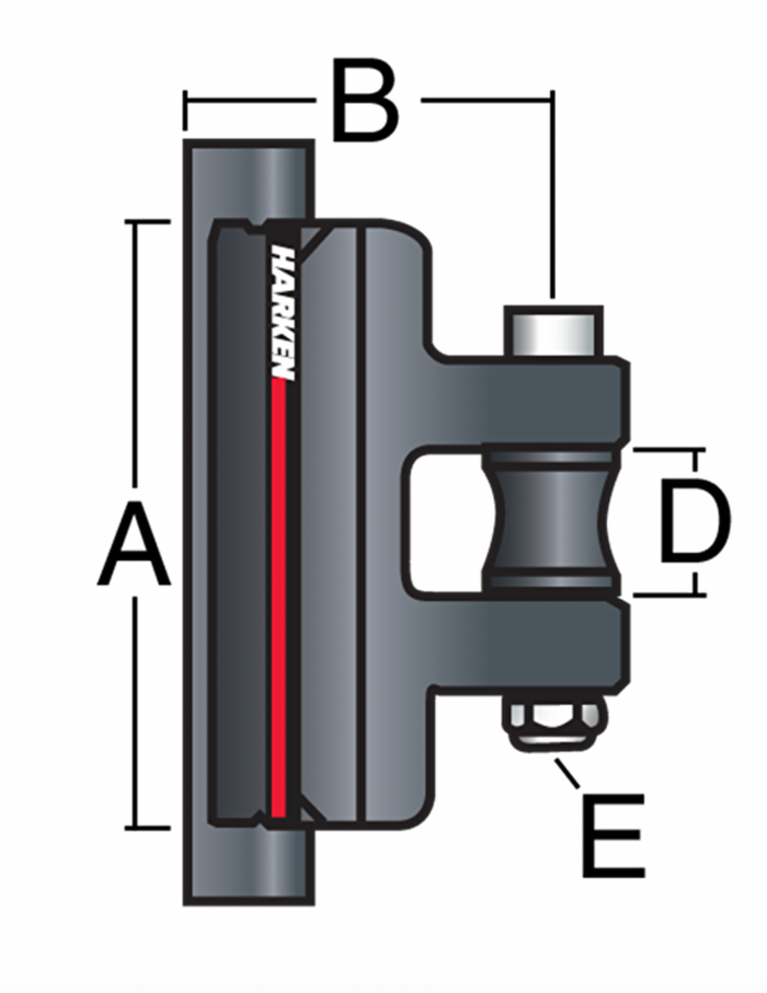 HARKEN 13mm Slider Battcar — Intermediate