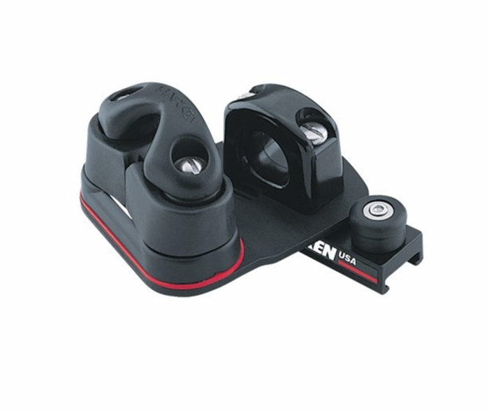 HARKEN 16mm Pinstop Car — Swivel, Cam Cleat, Starboard